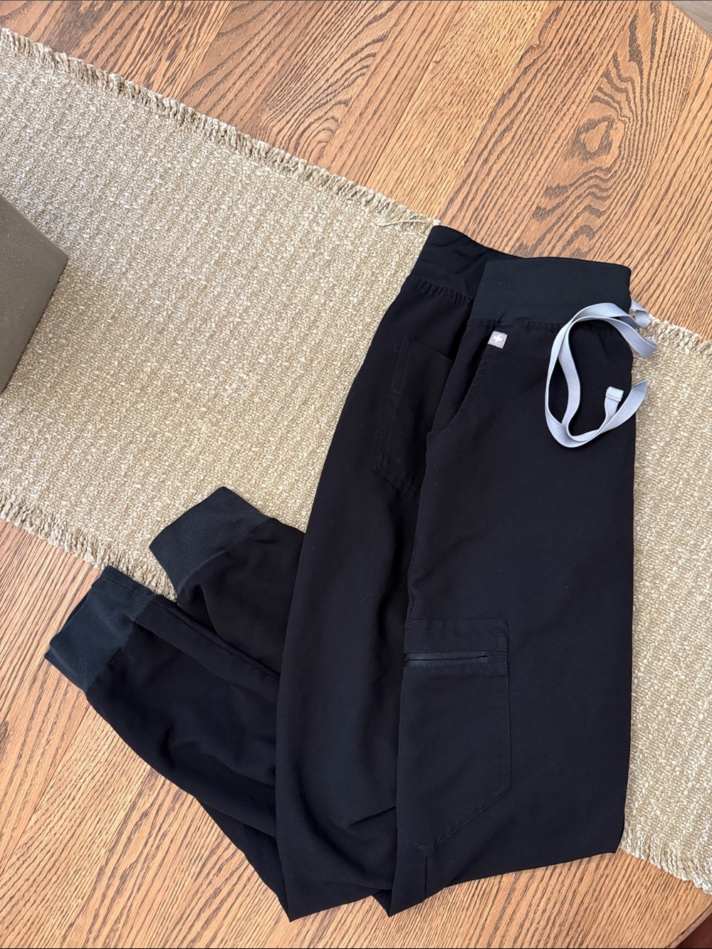Figs Black Zamora Jogger Scrub Pants
